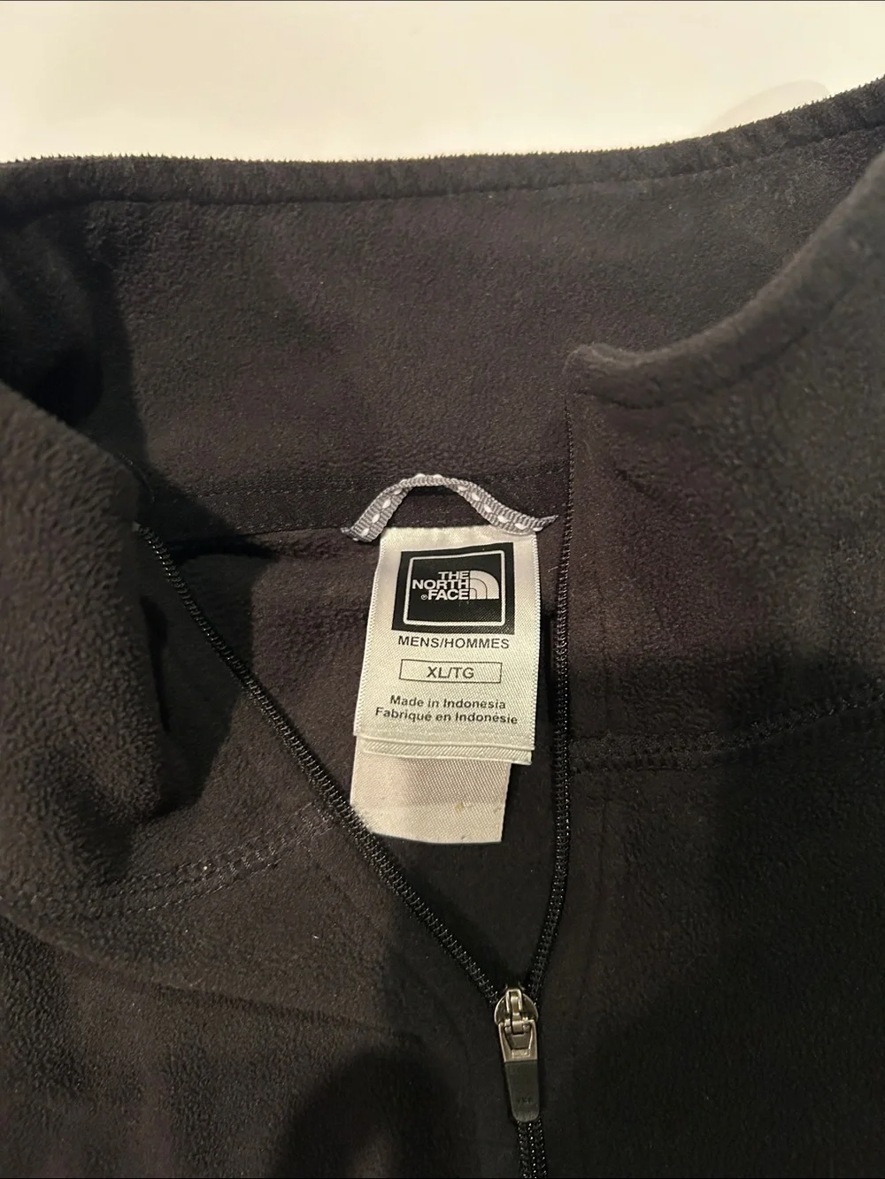 The North Face Men’s XL TKA 100 Black 1/4 Zip Fleece Pullover Jacket